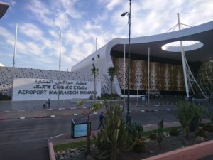 Arrivée à l'aéroport